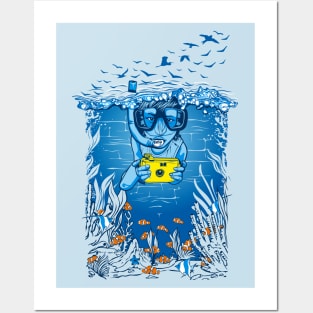 Snorkeling Camera Posters and Art